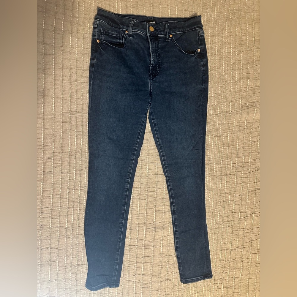 Express Dark Blue Women's Skinny Jeans size 8